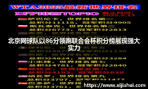 北京网球队以86分领跑联合会杯积分榜展现强大实力